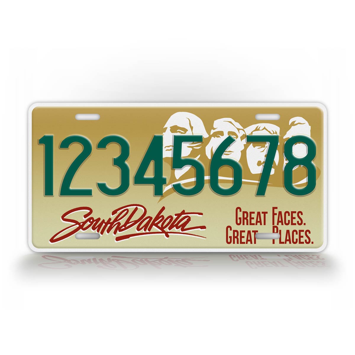 Personalized South Dakota 1991 1995 License Plate