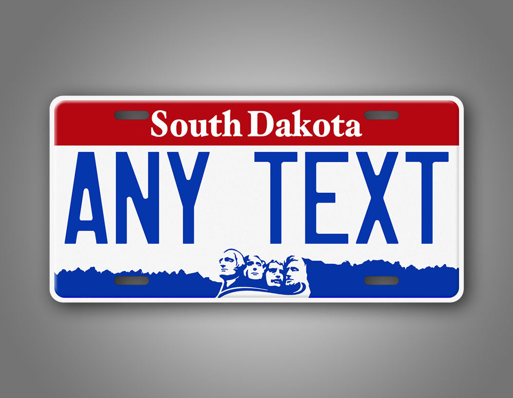 Custom 2000 2003 South Dakota License Plate