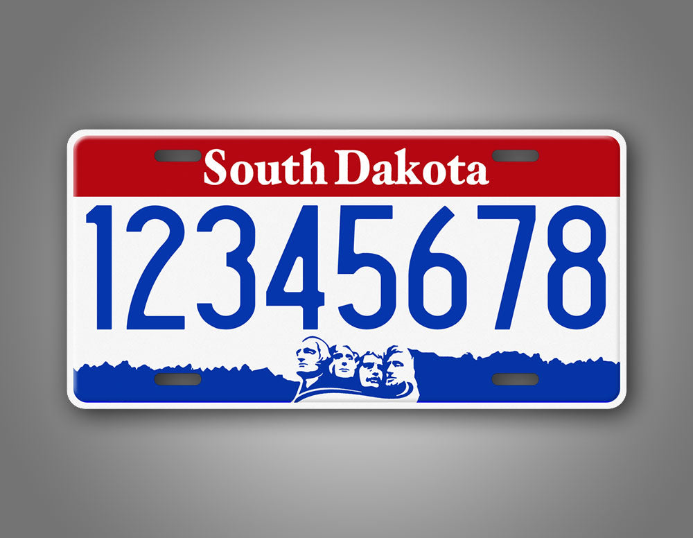 Custom 2000 2003 South Dakota License Plate