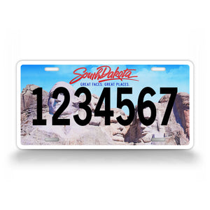 Personalized South Dakota State Custom Novelty License Plate