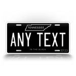 Custom Tennessee In The Black Personalized License Plate