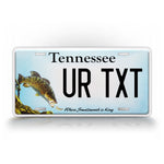 Custom tennessee Small Mouth Bass Fishing novelty Personalized license Plate