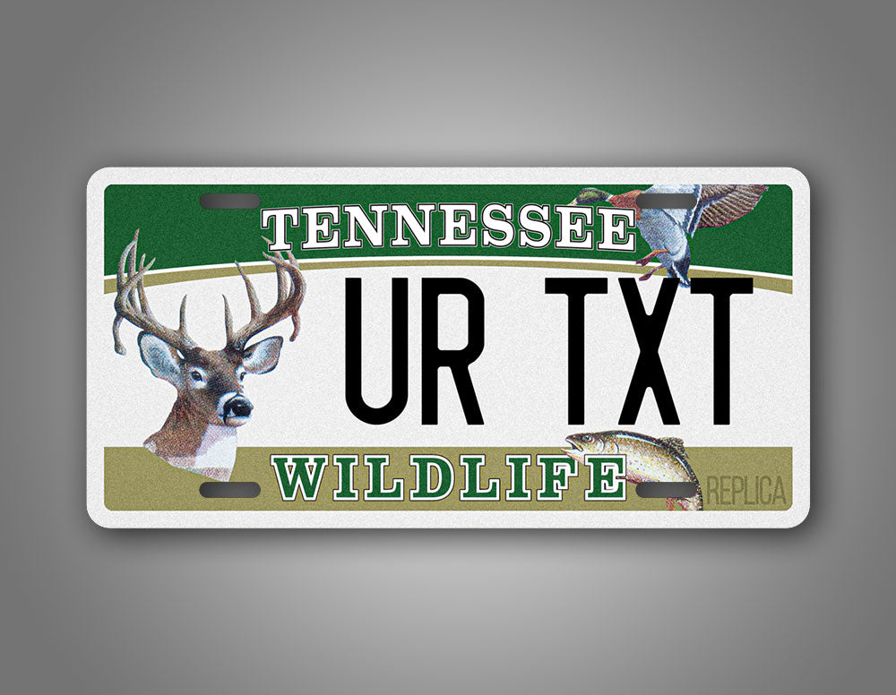 Customized Tennessee Wildlife Federation "Multi Animal" License Plate