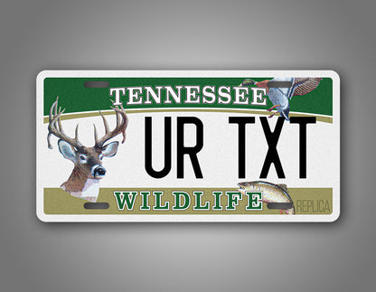 Customized Tennessee Wildlife Federation "Multi Animal" License Plate