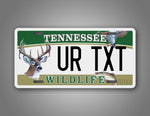 Custom Tennessee Wildlife Deer Duck Fish Personalized License Plate