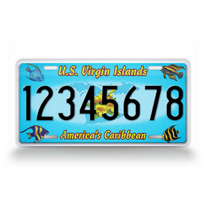 Custom US Virgin Islands 2006 2016 Novelty License Plate