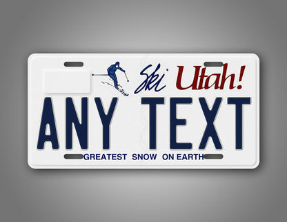 Personalized 1993-2007 Utah State Custom License Plate