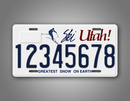 Personalized 1993-2007 Utah State Custom License Plate