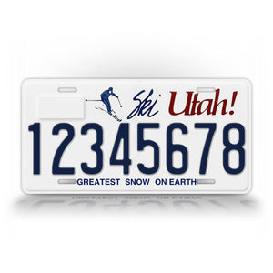 Personalized 1993-2007 Utah State Custom License Plate