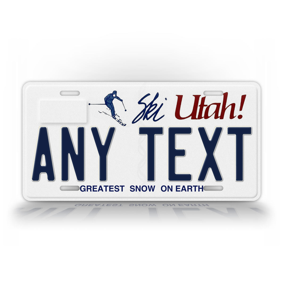 Personalized 1993-2007 Utah State License Plate