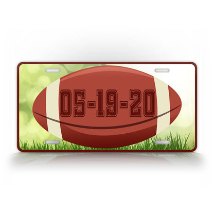 Novelty Football Custom 6x12 License Plate