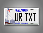 Custom Illinois Saluting Agriculture Personalized License Plate