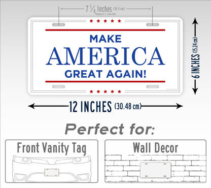 MAGA Make America Great Again License Plate