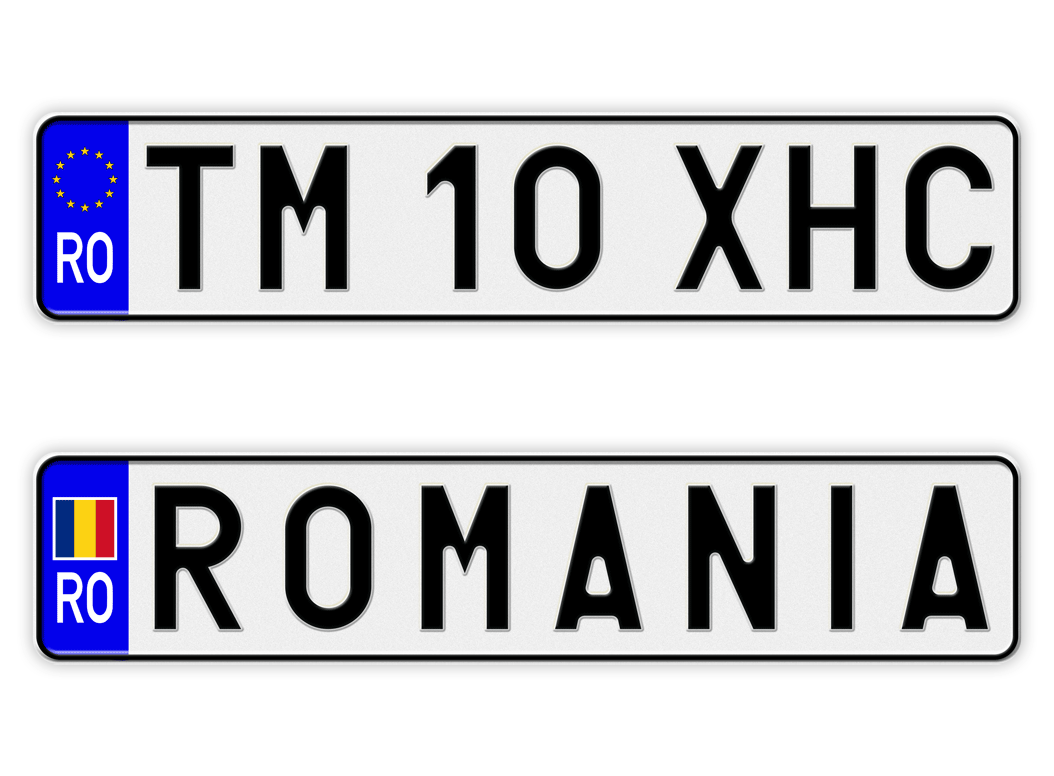 Personalized Romania European Style License Plate