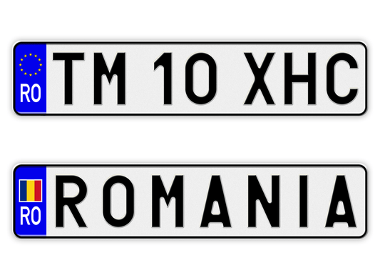 Personalized Romania European Style License Plate
