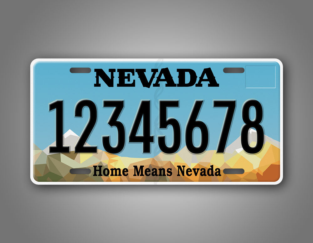 Personalized Nevada State Custom License Plate