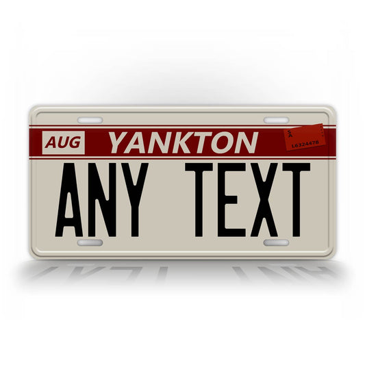 Novelty North Yankton Custom 6x12 License Plate