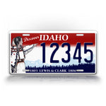 Custom Idaho Lewis And Clark Discover 1803 1806 Personalized License Plate