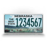 Custom Nebraska The Beef State Personalized License Plate