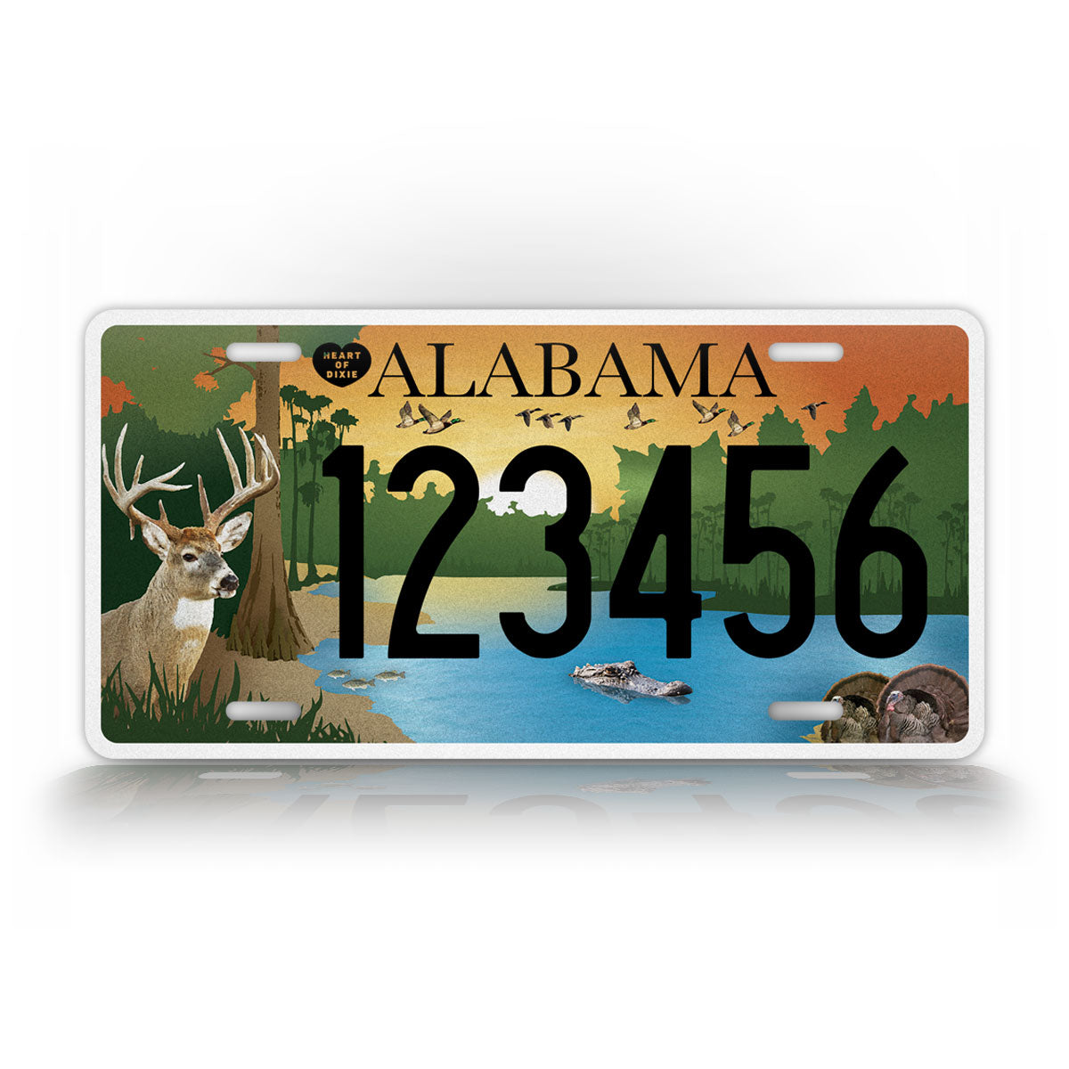 Custom Alabama Wildlife Personalized License Plate