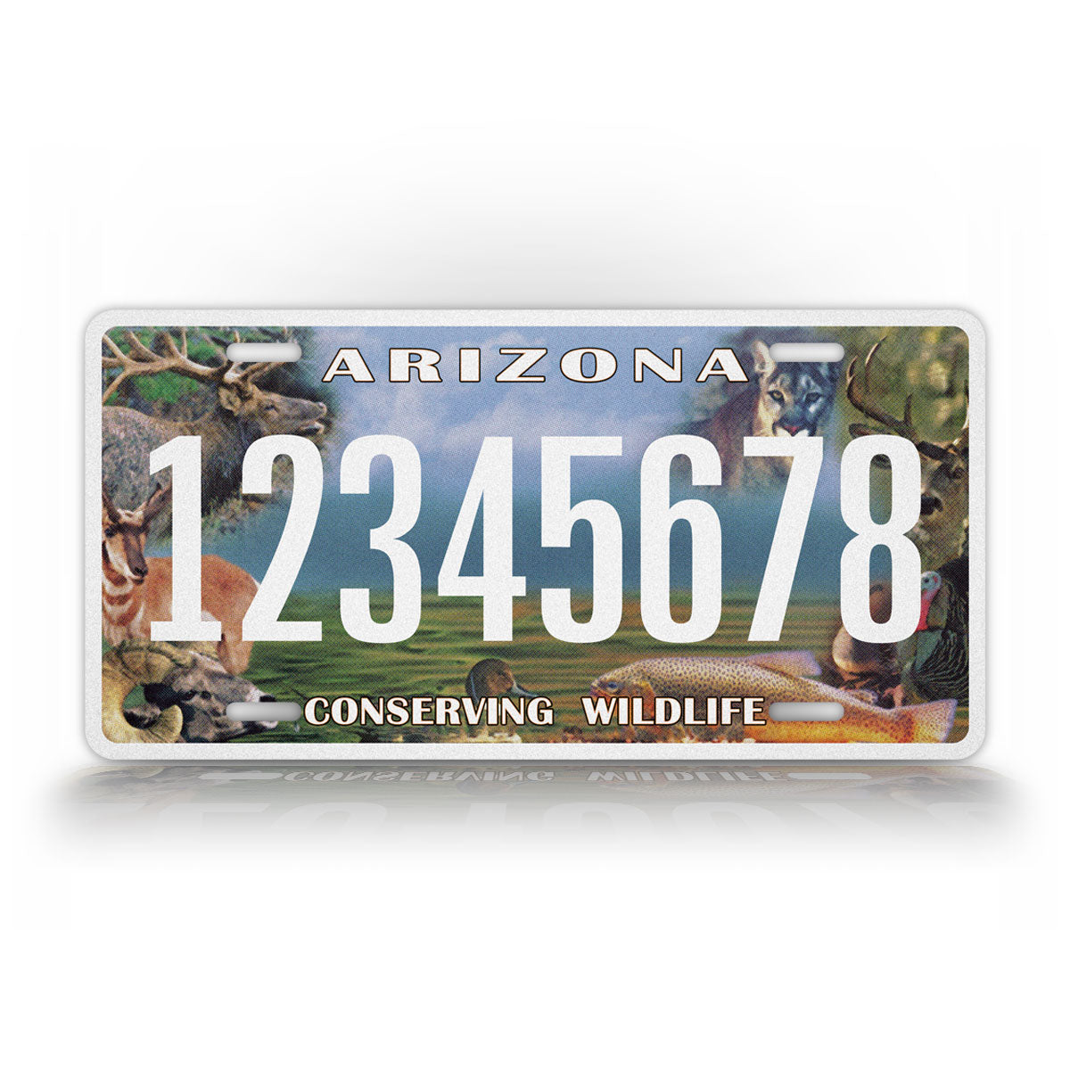 Custom Arizona Conserve Wildlife Custom Novelty Personalized License Plate