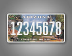 Custom Arizona Conserve Wildlife Custom Novelty Personalized License Plate
