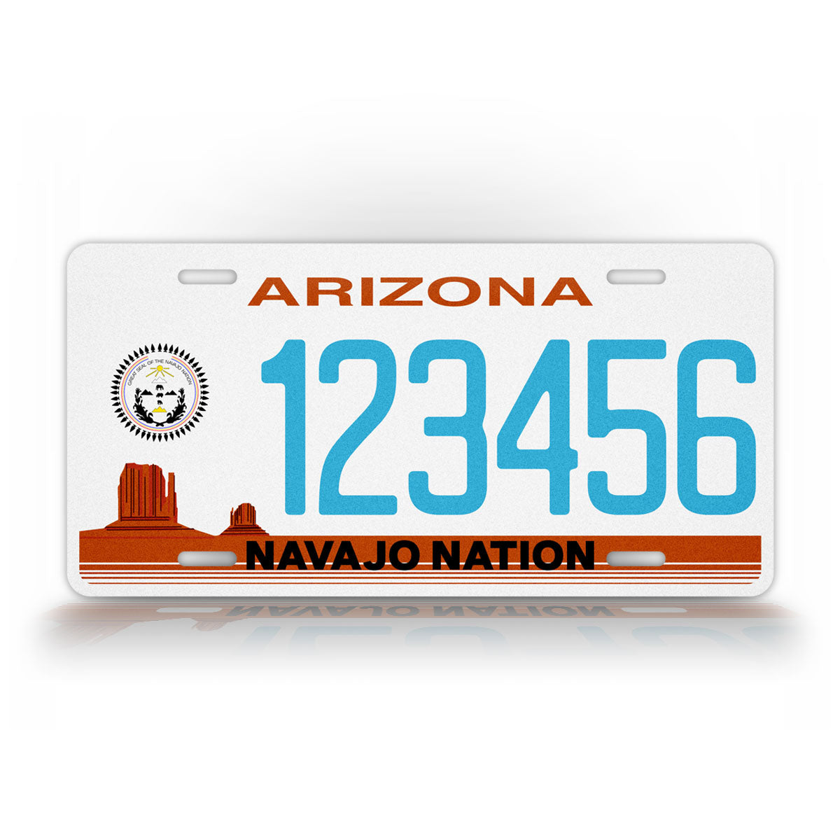 Novelty Arizona Navajo Nation Custom 6x12 License Plate