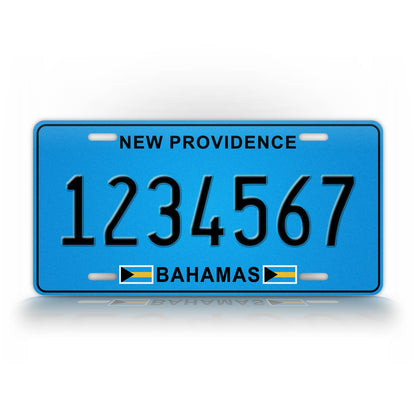 Custom Bahamas New Providence Novelty Personalized License Plate