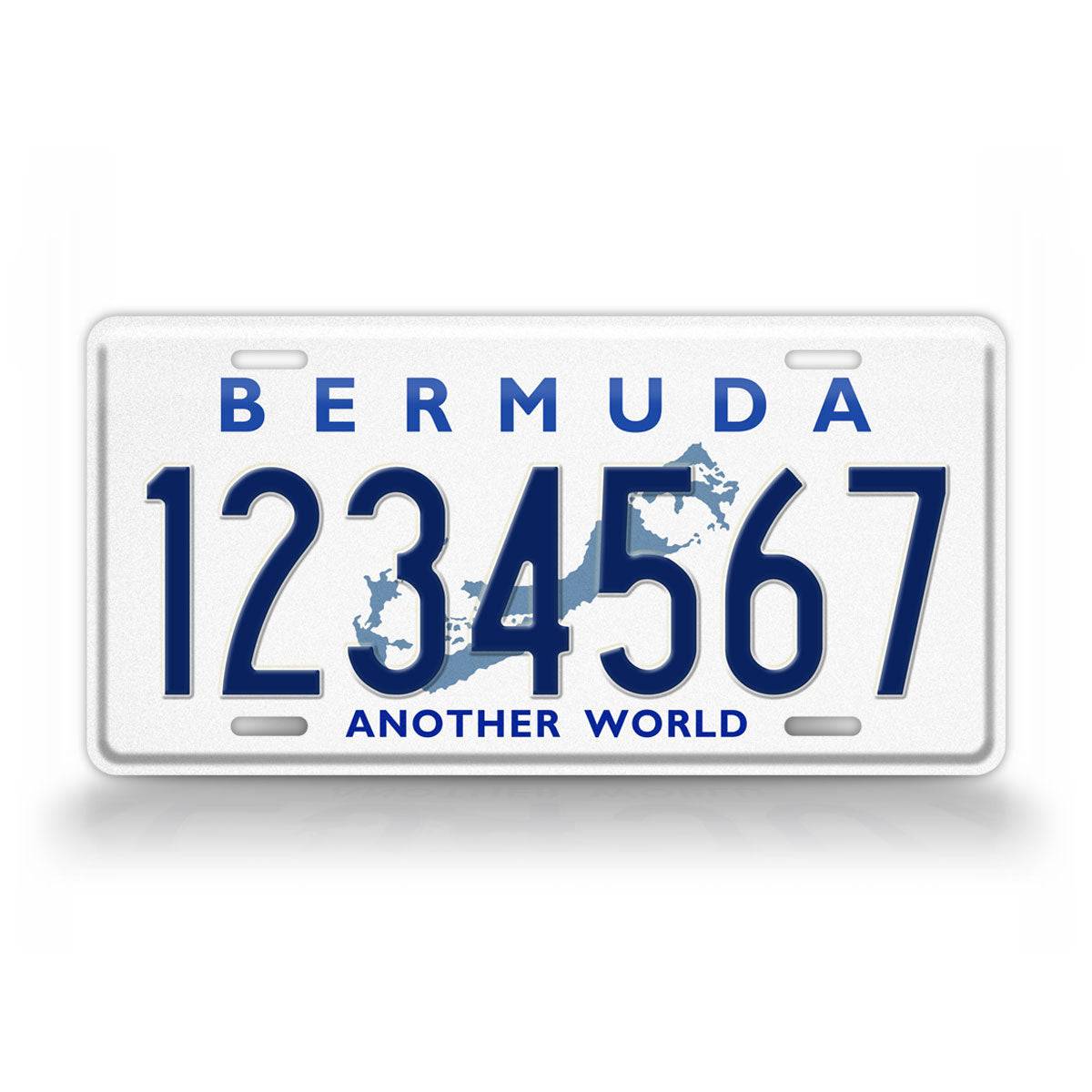 Custom Bermuda Another World Personalized License Plate