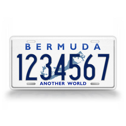 Custom Bermuda Another World Personalized License Plate