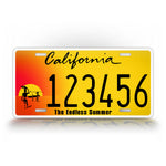 Personalized California "Endless Summer" License Plate