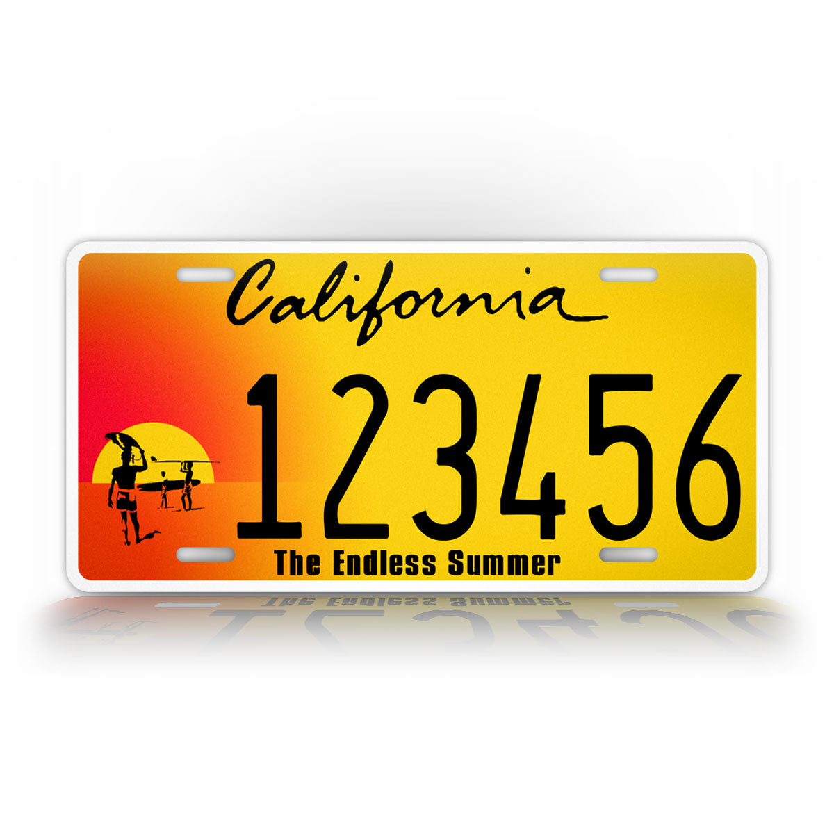 Custom California Endless Summer Novelty Personalized License Plate