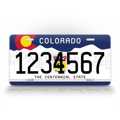 Custom Novelty Colorado The Centennial State 1876-2026 6x12 License Plate