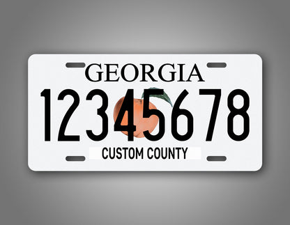 Personalized Georgia State License Plate