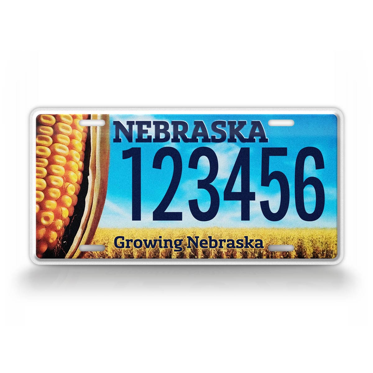 Custom Nebraska "Growing Nebraska" 2018 License Plate