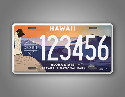 Personalized Hawaii Haleakala National Park Custom License Plate