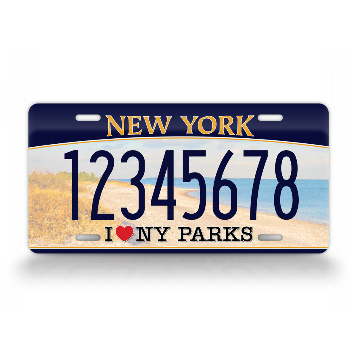 Personalized New York "I Love NY Parks" 2016 Custom License Plate