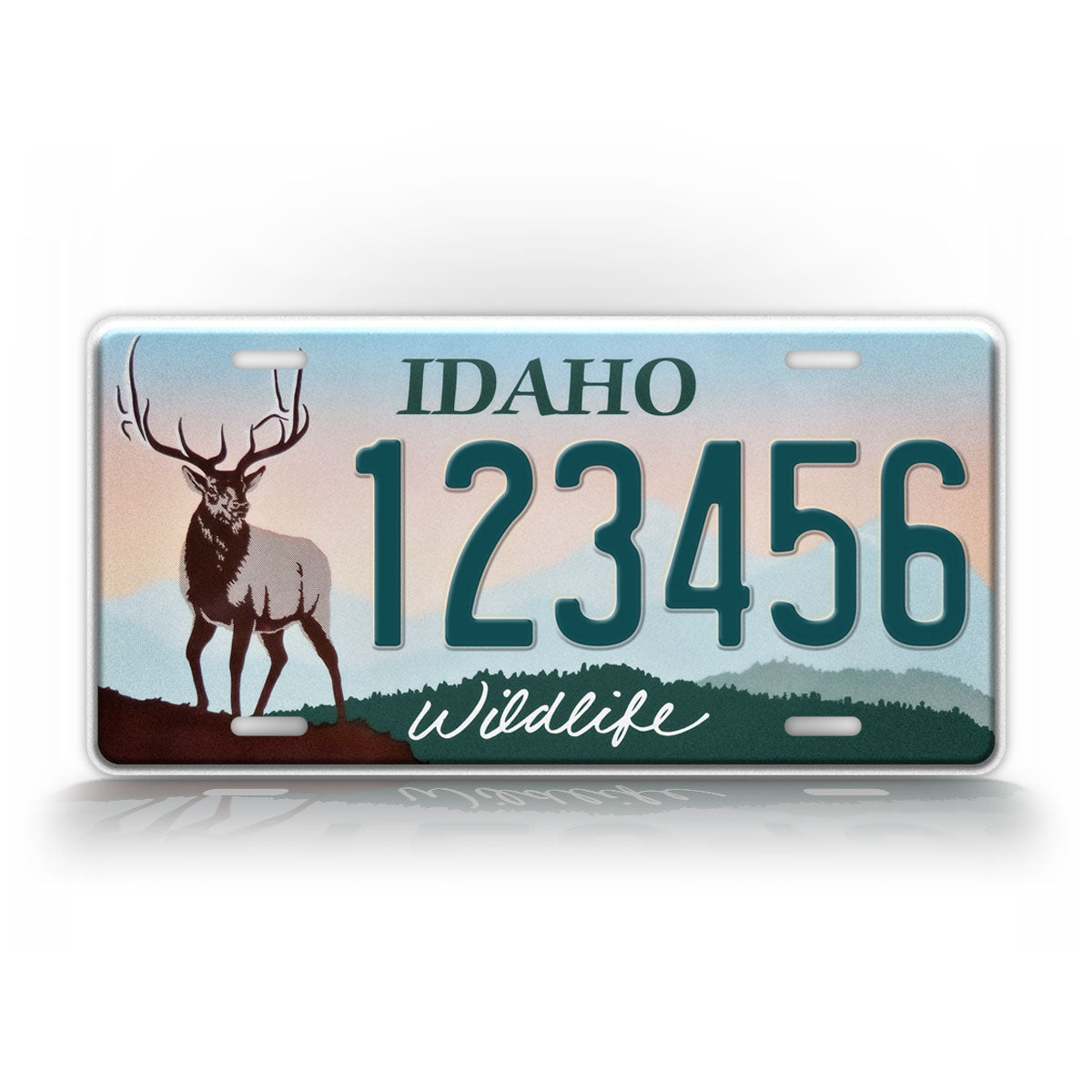 Custom Idao Deer Wildlife Personalized License Plate