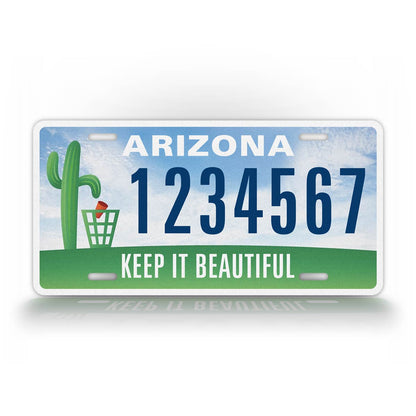 Arizona Keep It Beautiful Custom License Plate