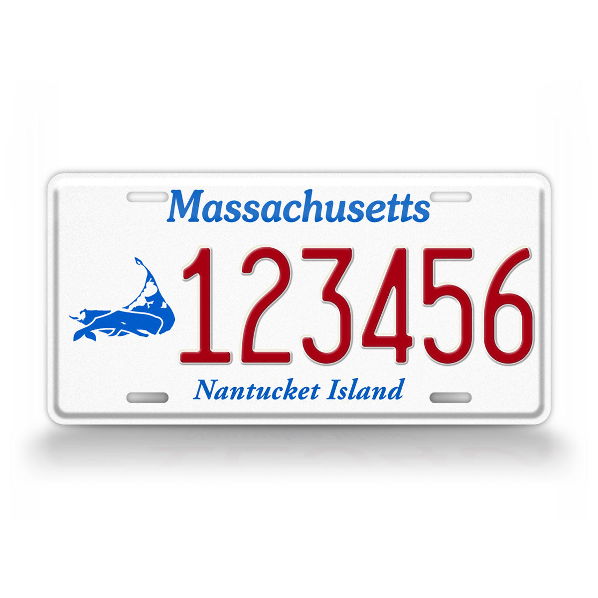 Custom Massachusetts Nantucket Island License Plate