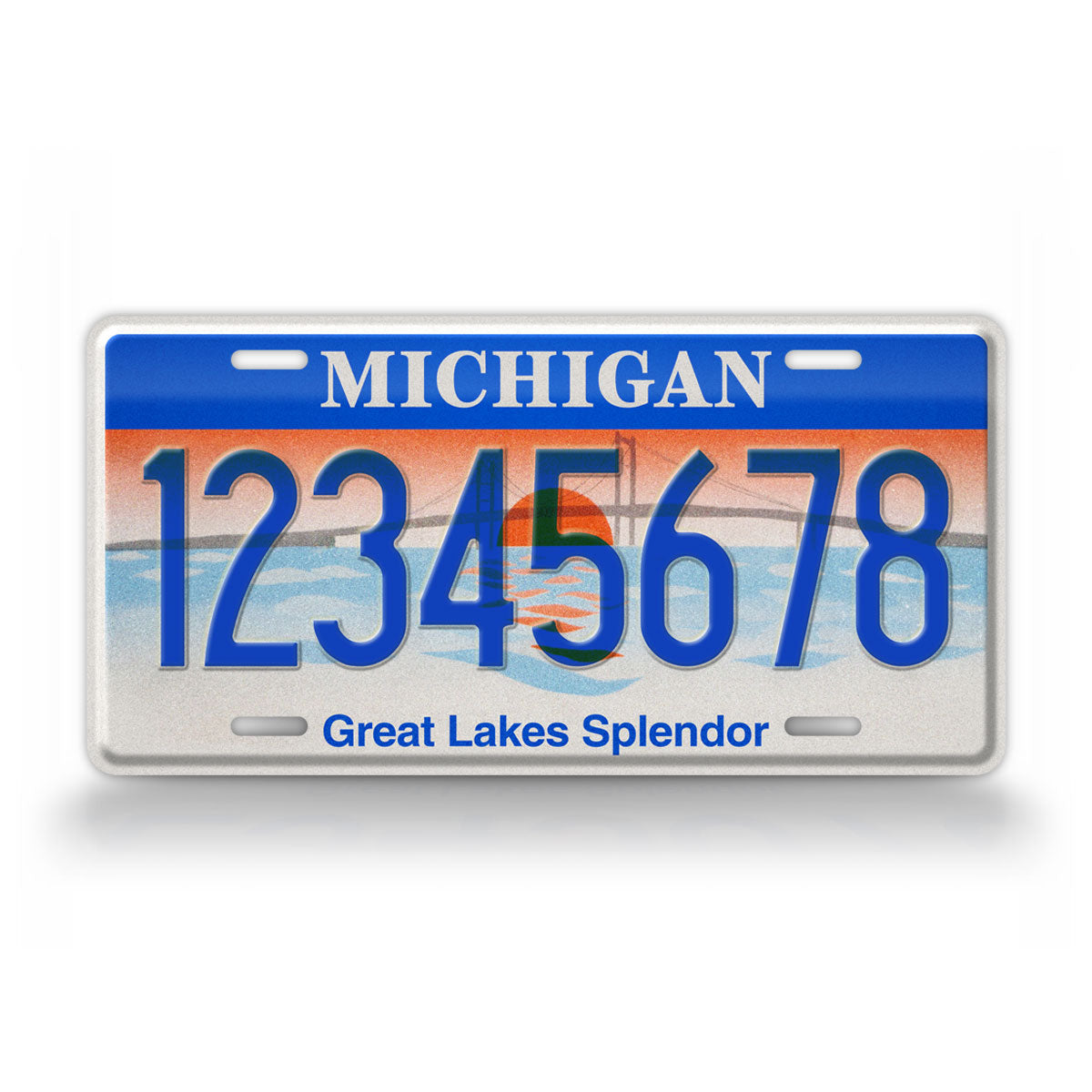 Michigan Great Lake Splendor State License Plate