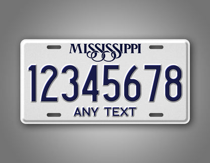 Novelty Mississippi State 2024 Flower Custom 6x12 License Plate