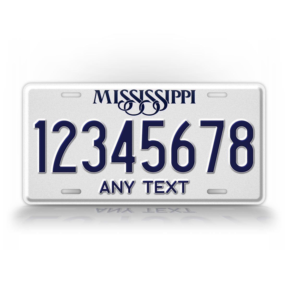 Novelty Mississippi State 2024 Flower Custom 6x12 License Plate