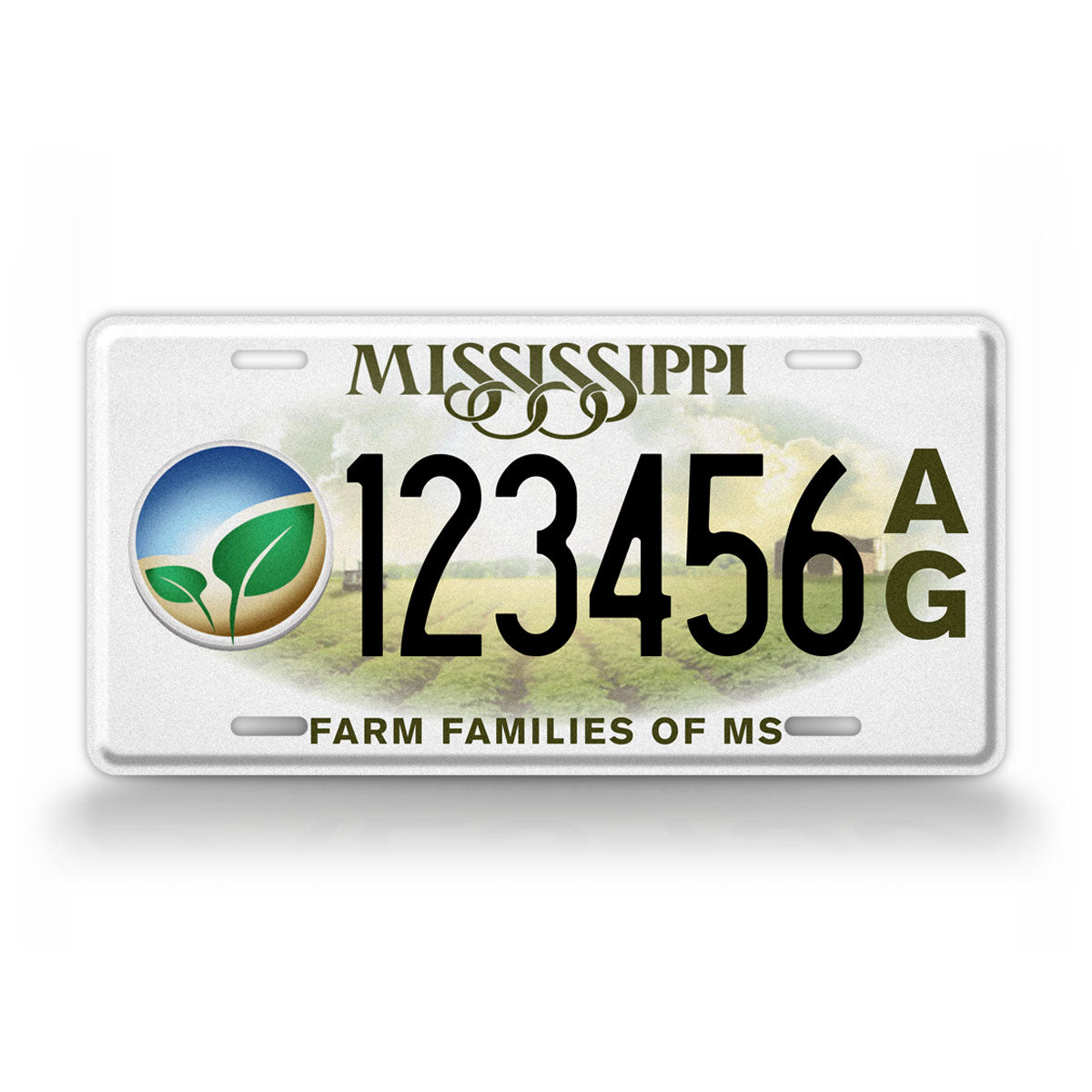 Personalized Mississippi State Farm Families of MS License Plate