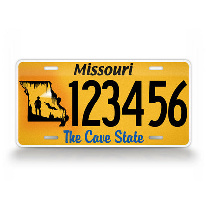 Personalized Missouri Cave State Custom License Plate