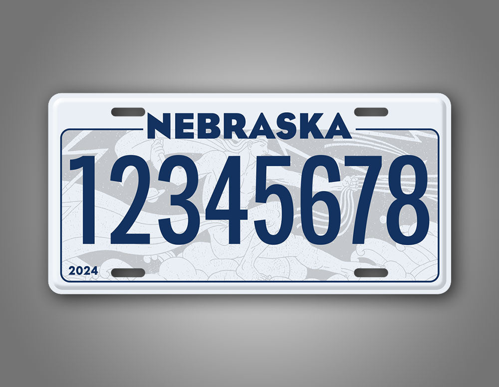 Custom 2023 Nebraska Novelty Personalized License Plate