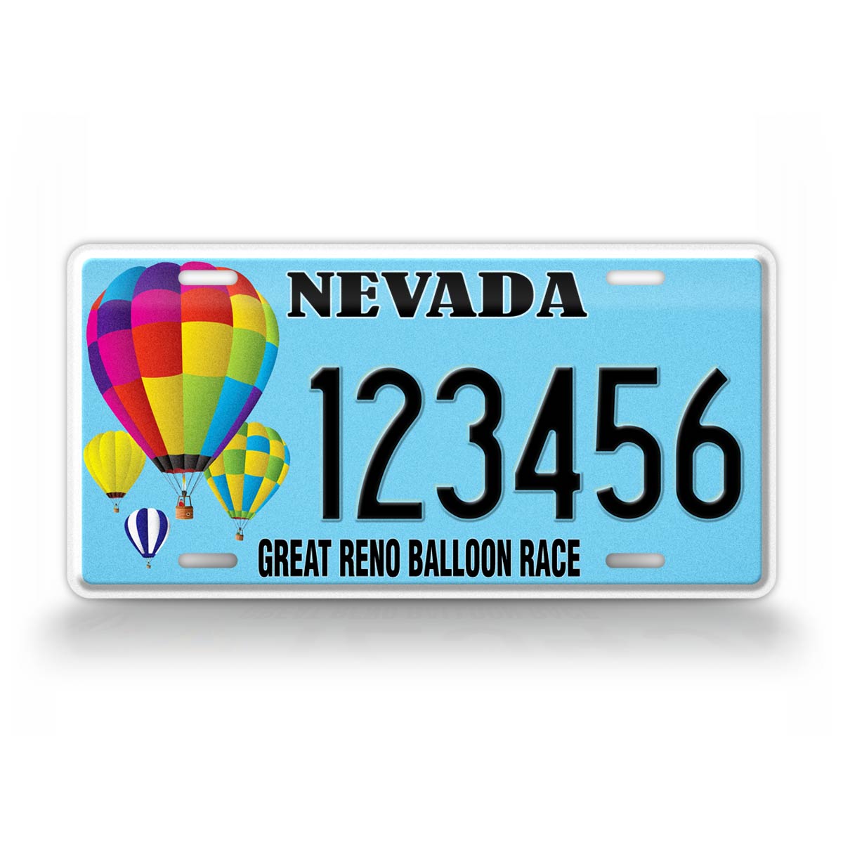 Custom Nevada Great Reno Balloon Race 2017 License Plate