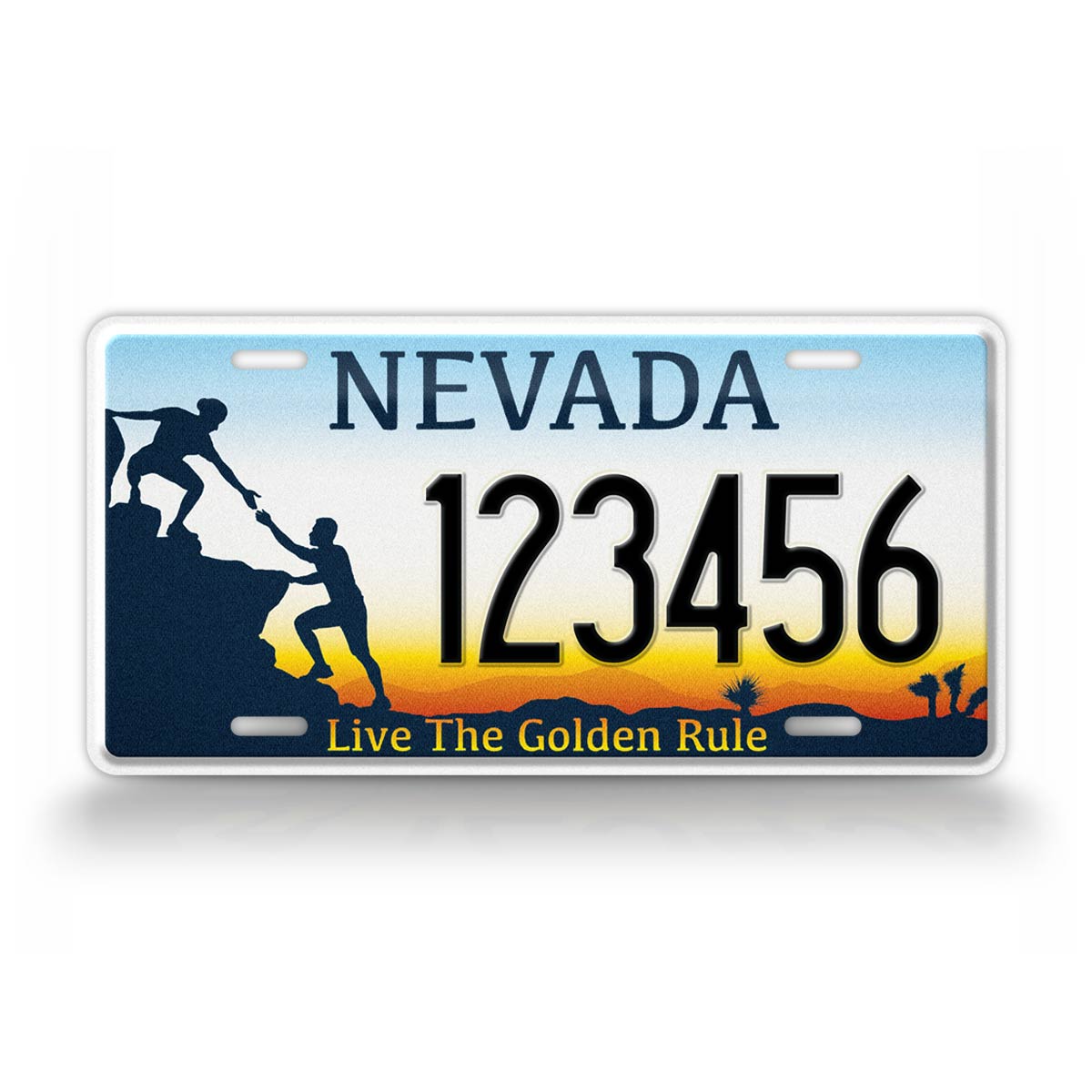 Custom Nevada Golden Rule 2021 License Plate
