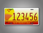 Custom New Mexico Hot Air Baloon Custom Personalized License Plate