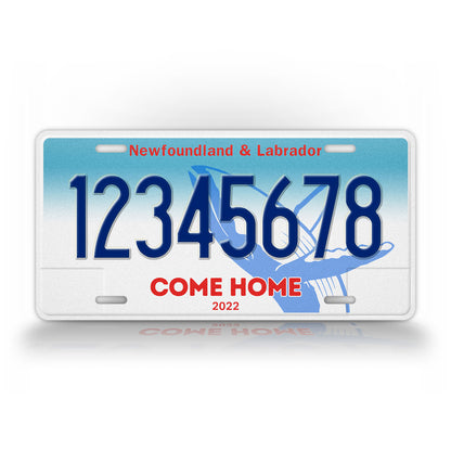 Custom Novelty New foundland And Labrador Come Home 2022 6x12 License Plate